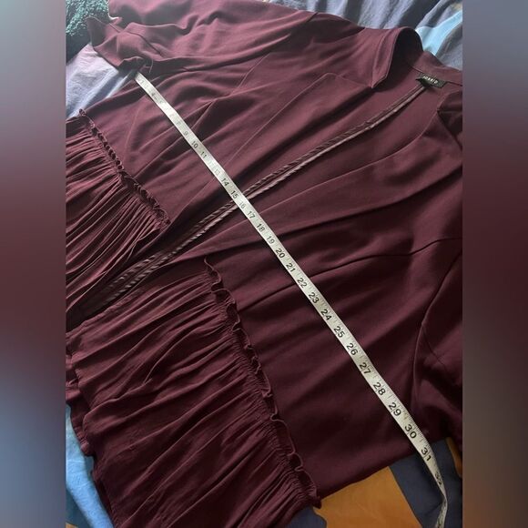 Torrid size 6x open cardigan jacket blazer‎ Ponte Fabric Mixed Peplum Like New - Picture 15 of 17